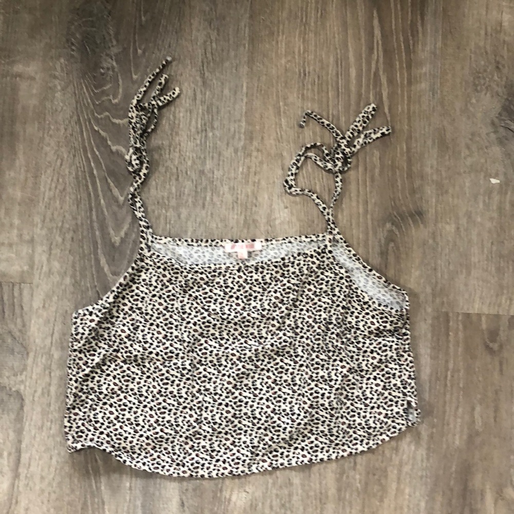 Animal Print Crop Top